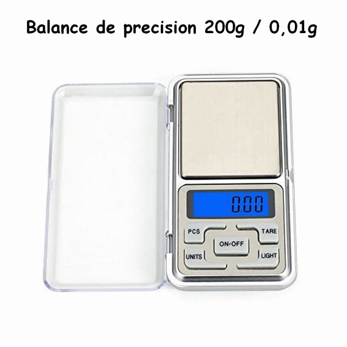 Balance de précision - 0.01g à 200g