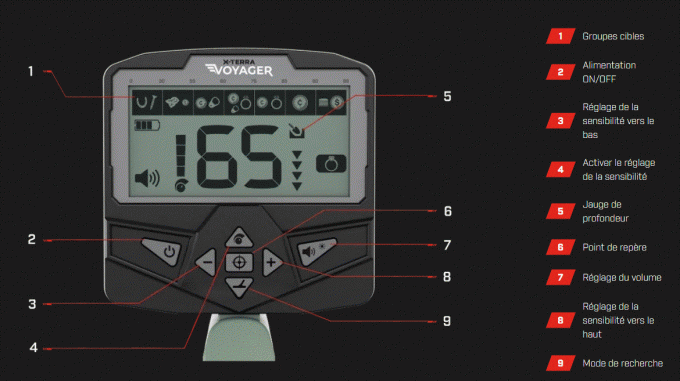 Détecteur Minelab X-Terra Voyager