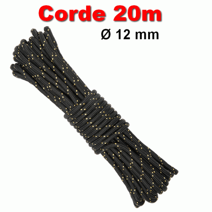 AIMANT NÉODYME BULLDOG 420 KG (2 X 210 KG) +1 corde de 20m Ø 10 mm