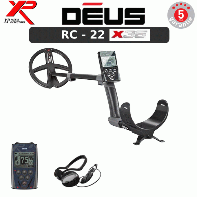 Détecteur XP DEUS - RC - 22X35 - FX03