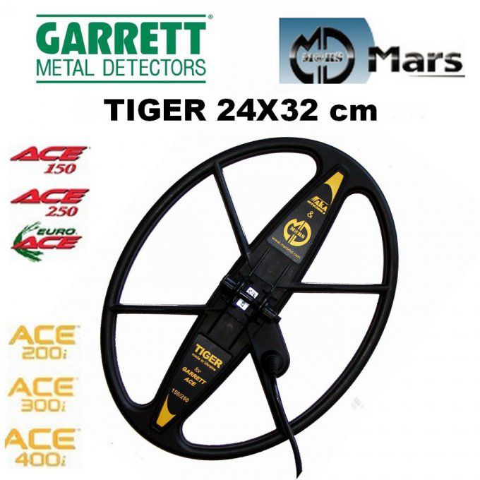 Disque MARS Tiger 24 x 32 cm pour Garrett ACE