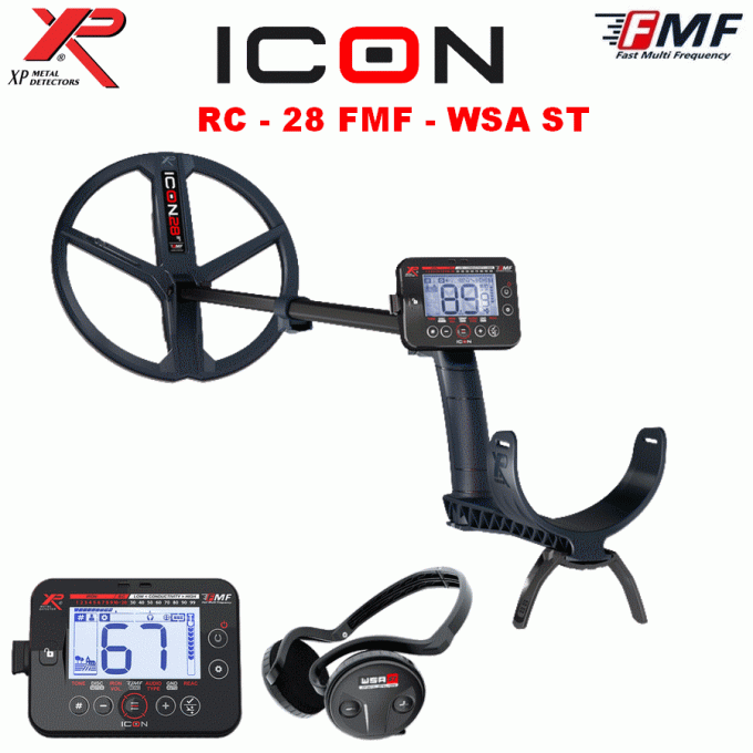 Détecteur XP ICON - RC - 28 FMF - WSA ST
