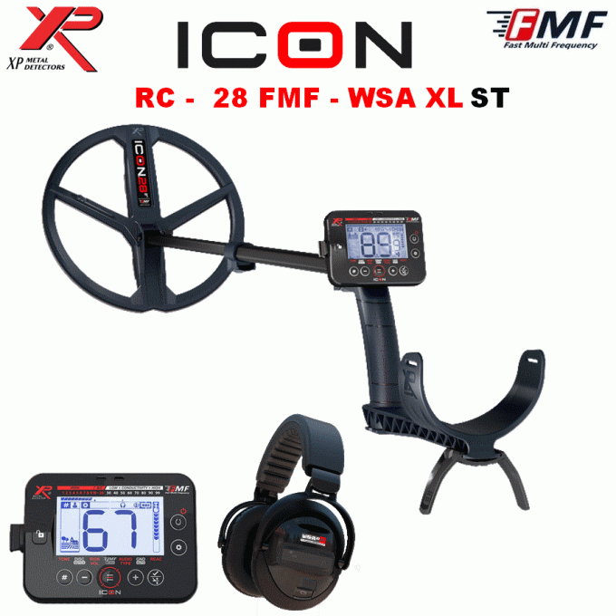 Détecteur XP ICON - RC - 28 FMF - WSA XL ST