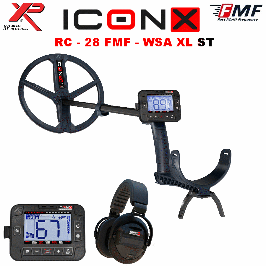 Détecteur XP ICONX - RC - 28 FMF - WSA XL ST  