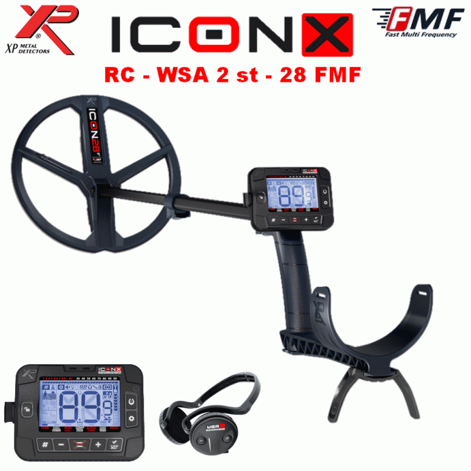 Détecteur XP ICONX - RC - 28 FMF - WSA XL ST  