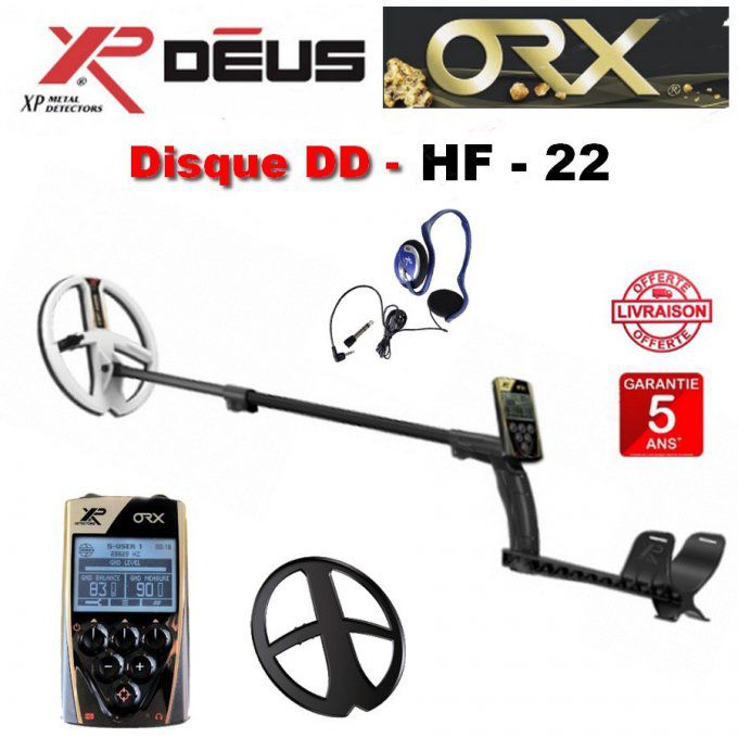 DÉTECTEUR DE MÉTAUX XP ORX lite - D22 HF