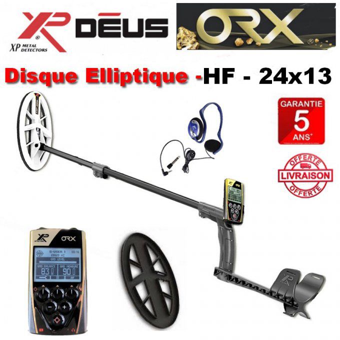 DÉTECTEUR DE MÉTAUX XP ORX lite - Elliptique HF 24/13cm