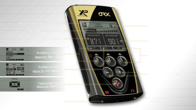 DÉTECTEUR DE MÉTAUX XP - ORX  DD 28cm X35 