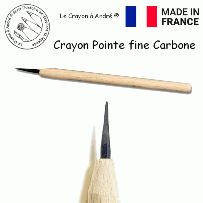 CRAYON POINTE FINE ACIER ( carbone ) / CRAYON À ANDRÉ ®