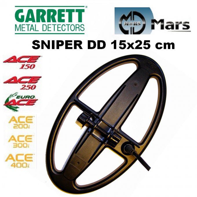 Disque MARS Sniper 15 x 25 cm pour Garrett ACE