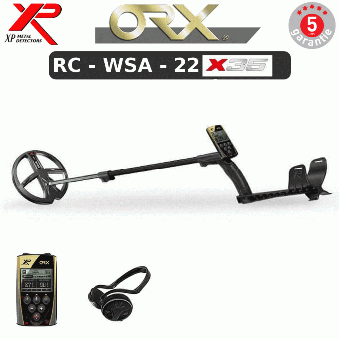 DÉTECTEUR DE MÉTAUX  ORX  - RC - WSA - 22 X35